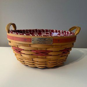 Longaberger – 1999 Edition Christmas Collection Popcorn Basket